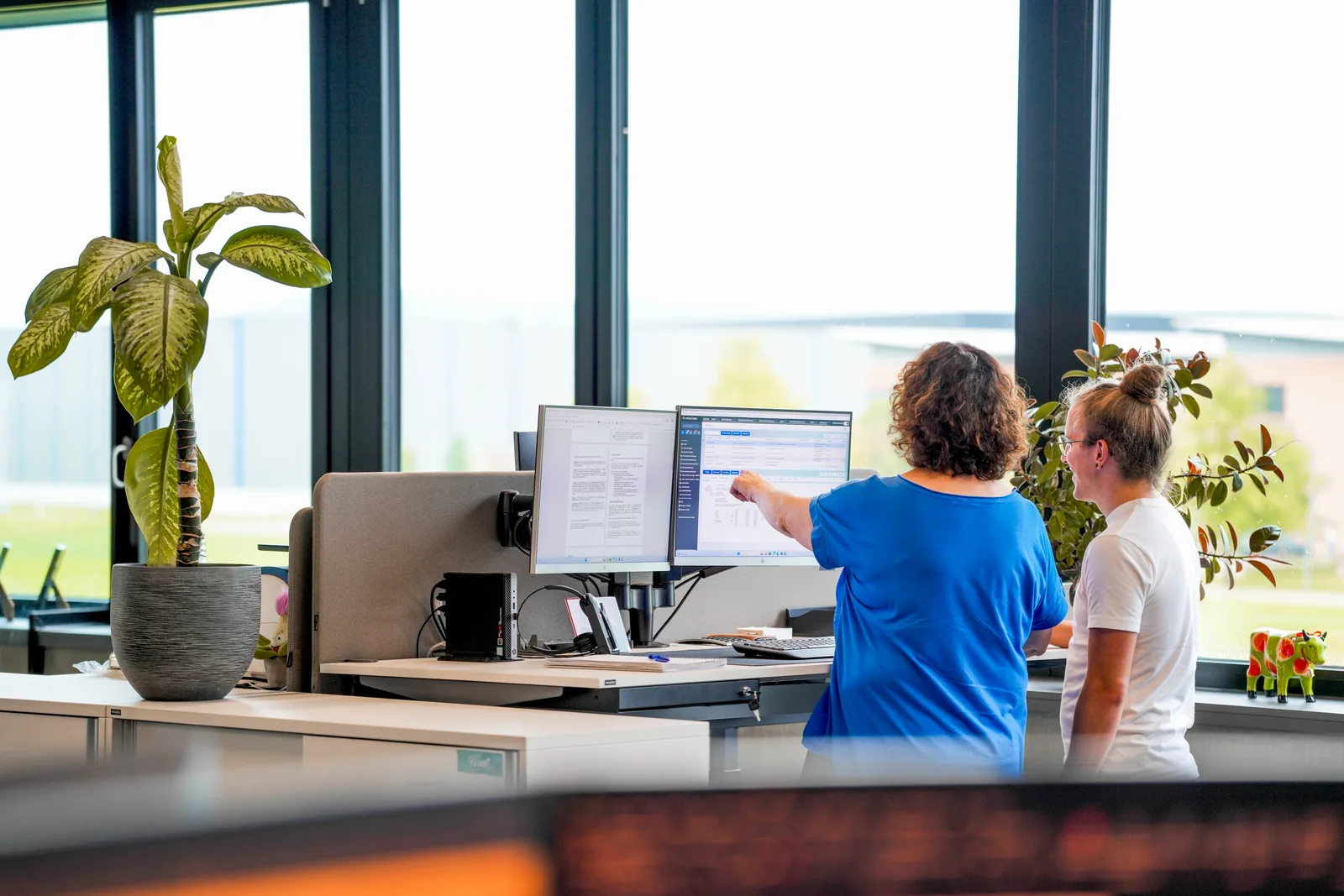 Arbeitsplatz in der Verwaltung bei Schätz